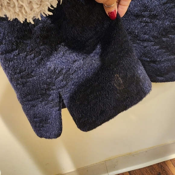 Beatrice .B  made in Italy wool blended Large heavy coat size 2 - Picture 14 of 15